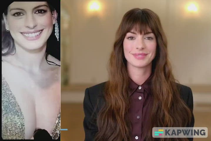 anne hathaway cumshot tribute clip