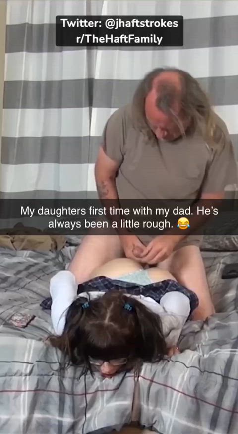 My dads first time with my daughter is special, so we filmed it