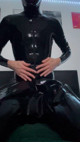 My goddess wanted me to wear her rubber skirt while I was in chastity. What do you