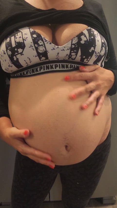 belly button breeding impregnate pregnant belly pregnant-porn clip