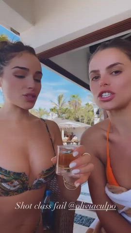 bikini celebrity cleavage hispanic natural tits olivia culpo clip