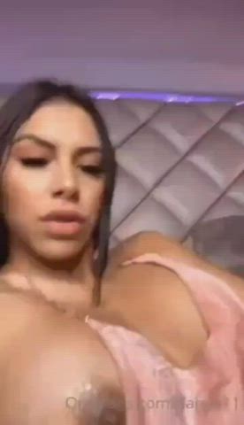 Intense Latina OnlyFans Orgasm Squirt Squirting Watersports Wet Wet Pussy clip