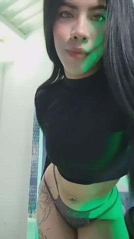 latina model piercing small tits tattoo teen teens webcam clip