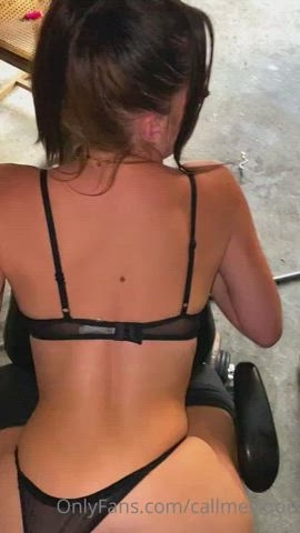Chair Sex Doggystyle Lingerie clip