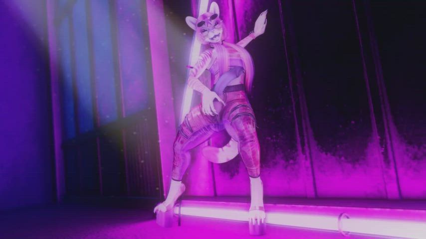 3d animation big balls big dick femboy furry clip