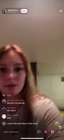 Amateur Flashing TikTok clip