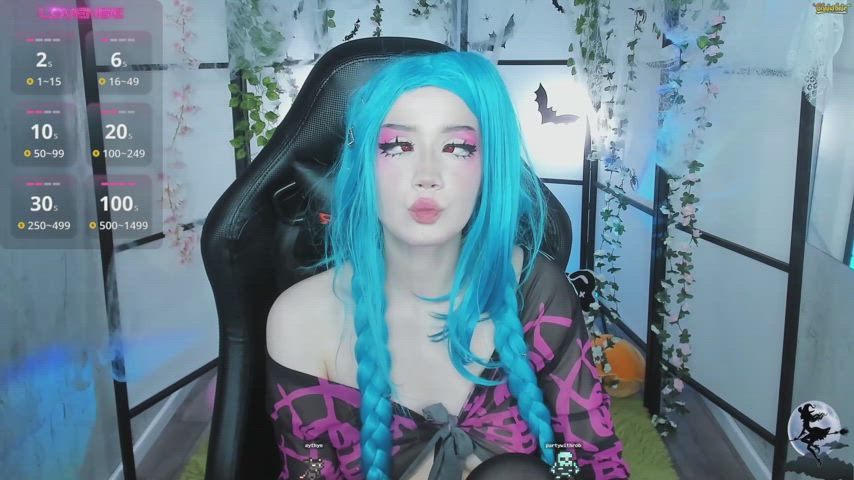 ahegao camgirl chaturbate cosplay rule34 saliva tongue ahegao-face ahegao-with-sound