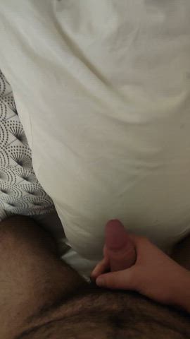 Nothing feels better than fucking my pillow and moaning