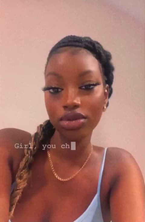 ebony lips lipstick ebony-girls clip