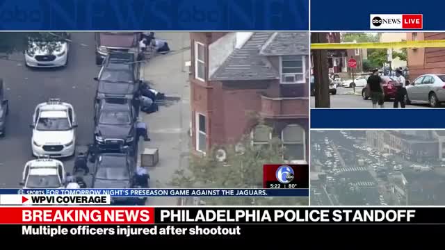The Original Chopper Footage of Video Going Viral Philadelphia Shooting
