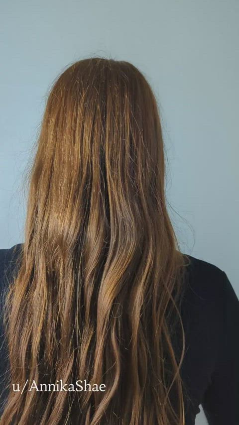 hair long hair redhead sfw clip