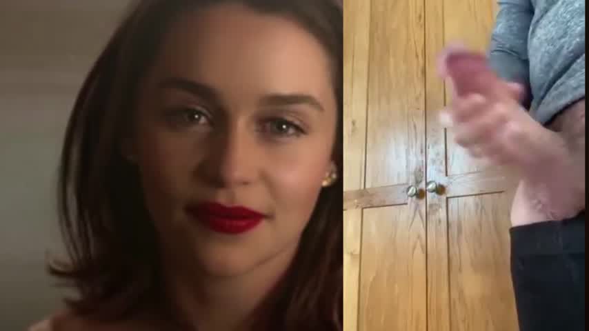 Oh my fucking god Emilia's pretty face made me empty my nutsack