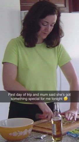 caption mom son clip