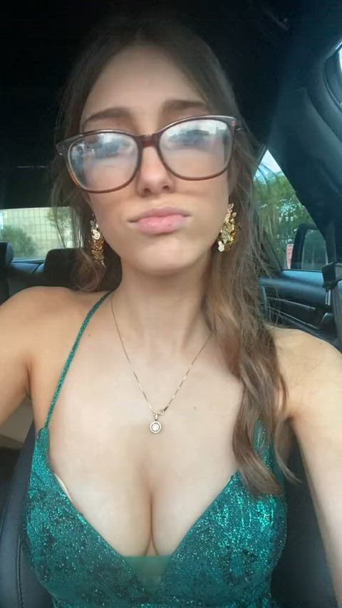 braces cleavage tiktok clip