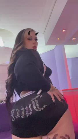 big ass curvy goddess goth latina goth-girls clip