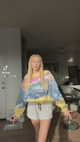 Blonde Censored TikTok clip