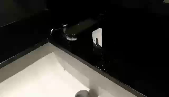 The sensor placement on these taps...