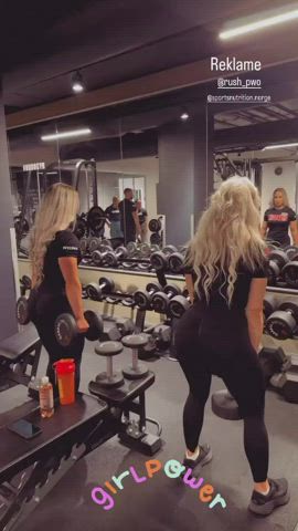 blonde fitness non-nude norwegian clip