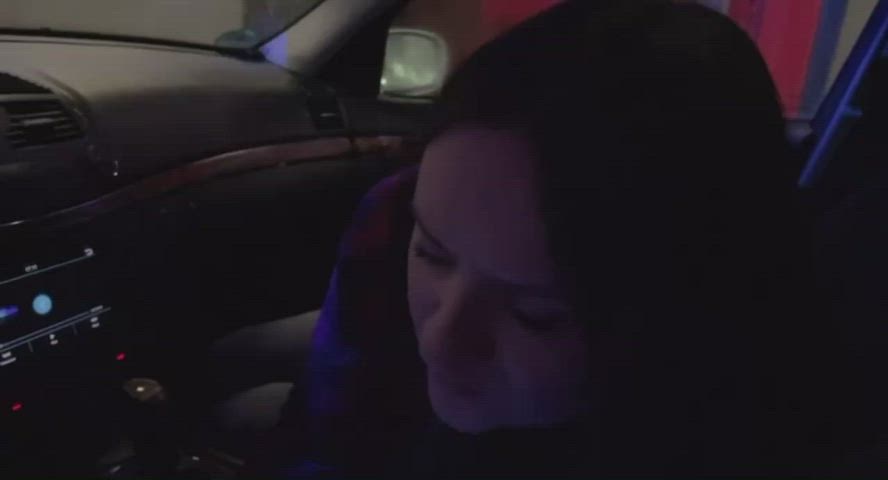 amateur blowjob car car sex deepthroat homemade oral pov sloppy clip