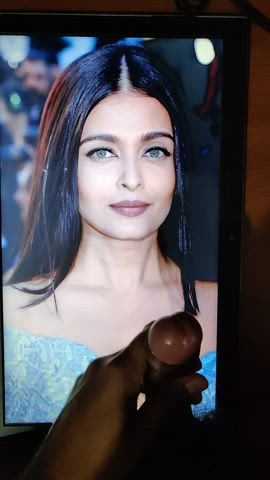 Aishwarya Rai Bachchan Babe Big Tits Busty Cum On Tits Cumshot Titty Fuck clip