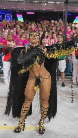 Big Ass Brazilian Dancing Jiggling Public Thong clip