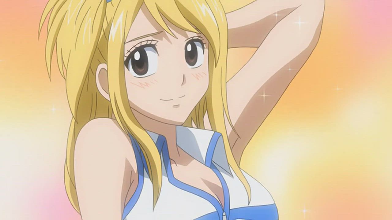 Lucy Heartfilia's first seduction attempt. [Fairy Tail] (Episode 1)
