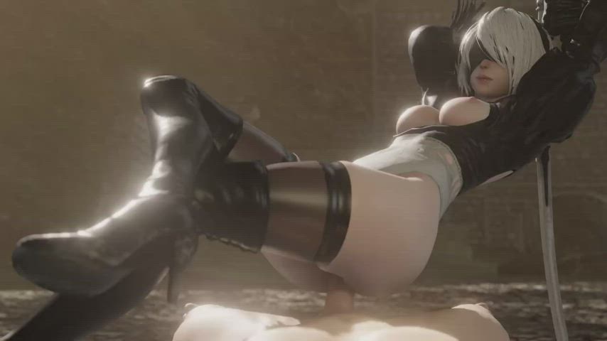 3d animation cowgirl hentai nsfw rule34 tits clip
