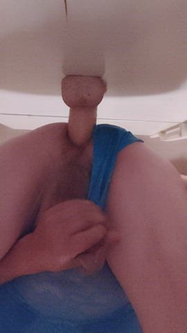 anal play masturbating sissy slut clip