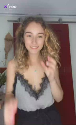 blonde girlfriend girls teen tits clip