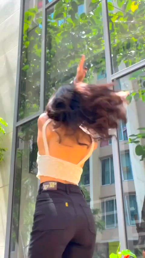 dancing desi indian teen twerking clip