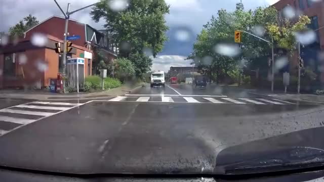 Driver Caught Purposely Splashing Pedestrians