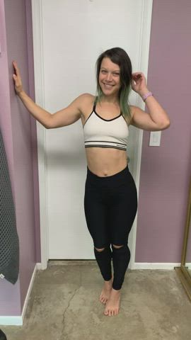 Cute Petite Sport Workout clip