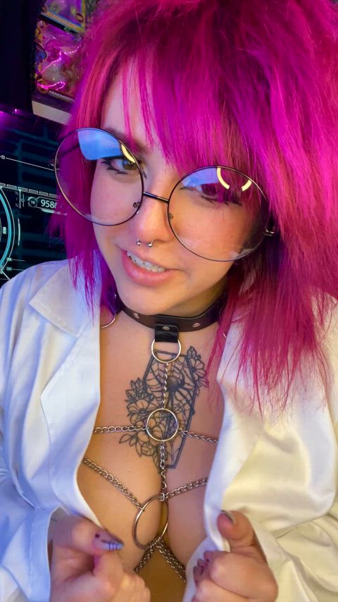 Bet you weren’t expecting piercings under this lab coat