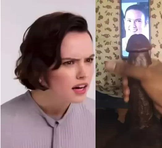 Shocked! - BBC Celebrity Cumshot Daisy Ridley Porn GIF by bbcbruce562