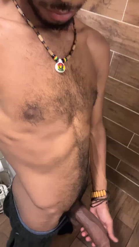 cock cock worship hairy hairy chest hairy cock jerk off male masturbation solo uncircumcised