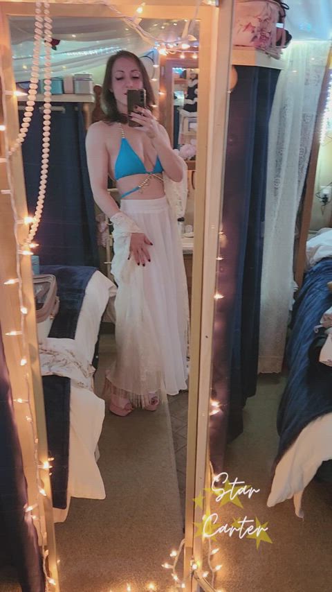 My flowy outfit for a pool party