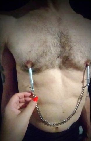 bottom dominatrix masochist mistress nipple play role play torture trans boy clip