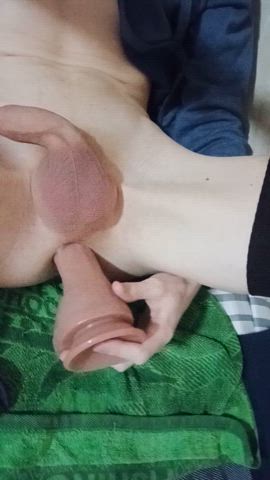 anal anal play boy pussy dildo huge dildo sissy sissy slut solo clip