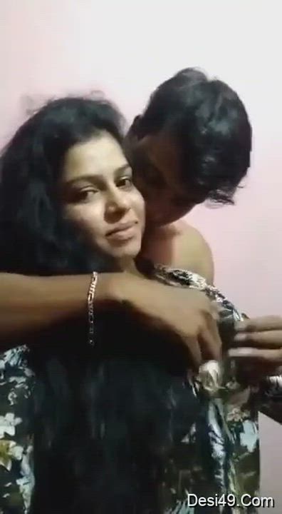 Mallu Lover playing with her beautiful Bo0bs 😍😍 and Sucking 18+ [Must watch]