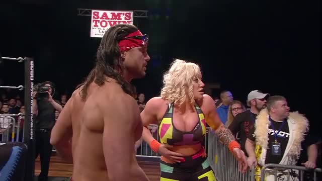 Brian Cage Confronts Johnny IMPACT & Taya Valkyrie