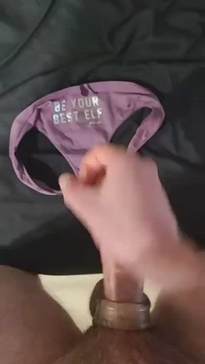 Big Dick Cum Cumshot Panties clip