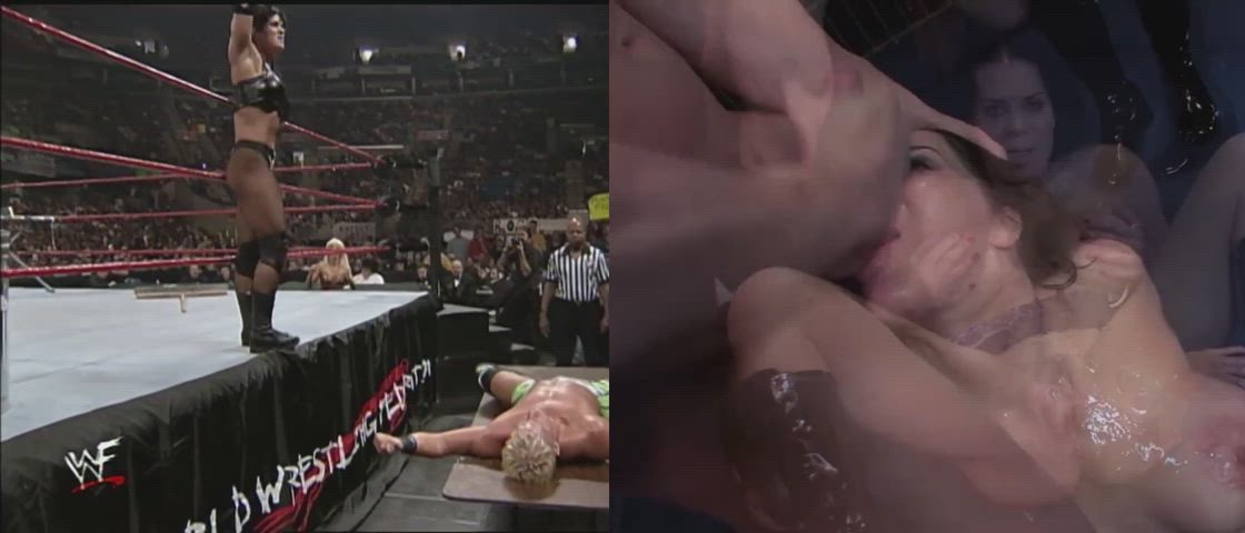 facial muscular girl wrestling clip