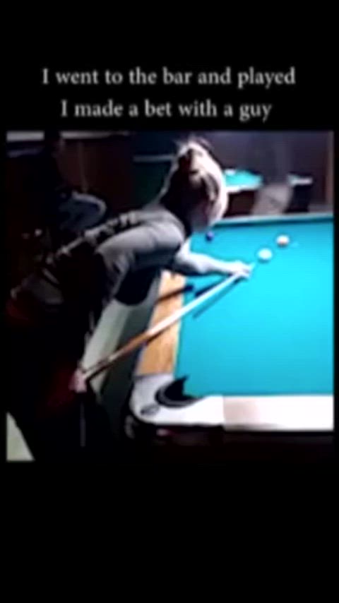 Don't bet too much at pool...