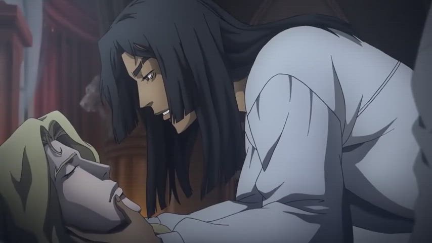 Alucard getting fucked by male & female twins (Castlevania)