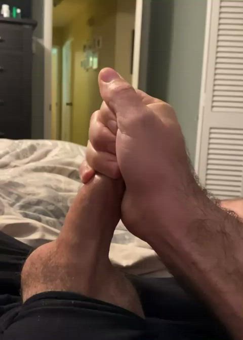 amateur cock cumshot homemade masturbating pov solo clip