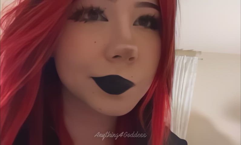 ahegao egirl goth lipstick teasing tongue tongue fetish adorable-porn celebs goon