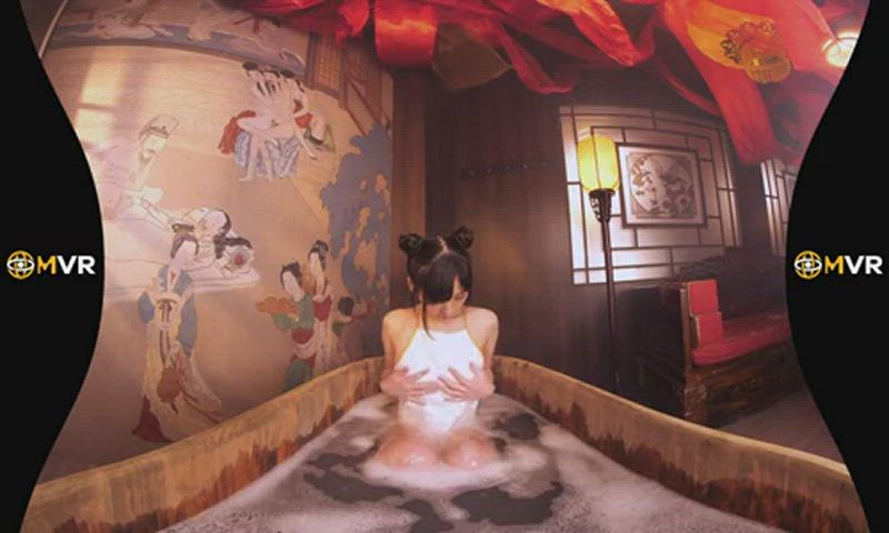Mutual Masturbating With Asian Girl In Bubble Bath - ModelMedia VR