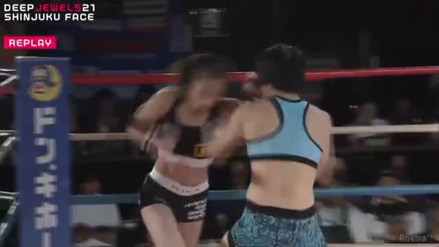 Mika Nagano with an awesome transition to armbar at DEEP Jewels 21