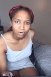 Accidental Barely Legal Ebony Upskirt Webcam clip