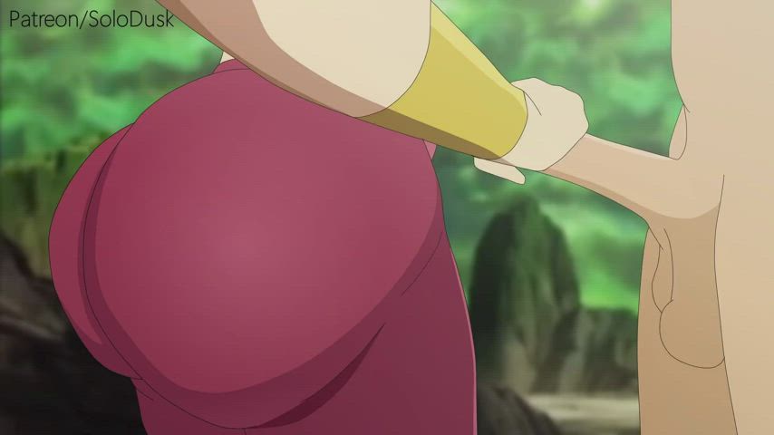 Animation Ass Big Ass Bubble Butt Handjob clip